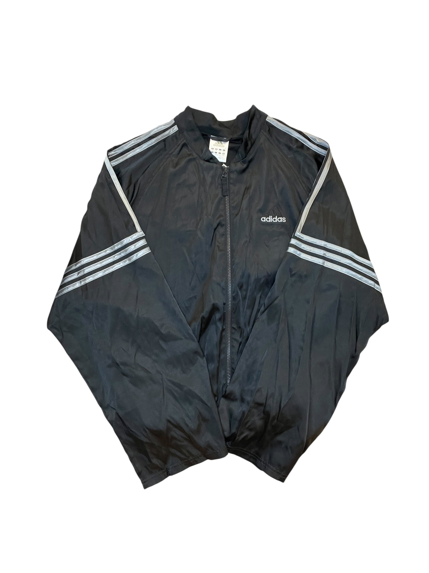 Athletic Jacket By Adidas In Black, Size:M