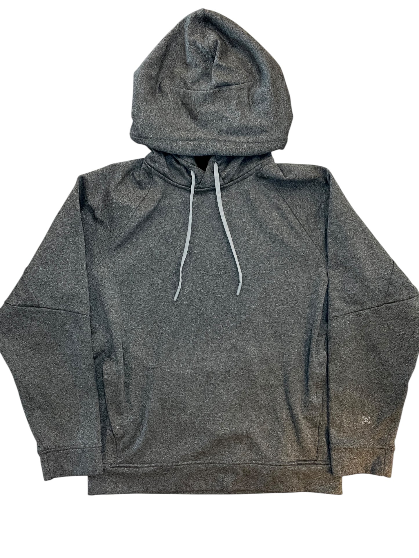 Athletic Sweatshirt Hoodie By Lululemon In Grey, Size:S