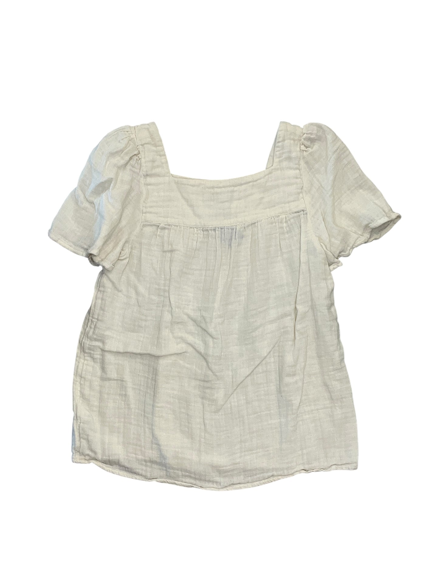 Blouse Ss By Madewell In Cream, Size:Xs