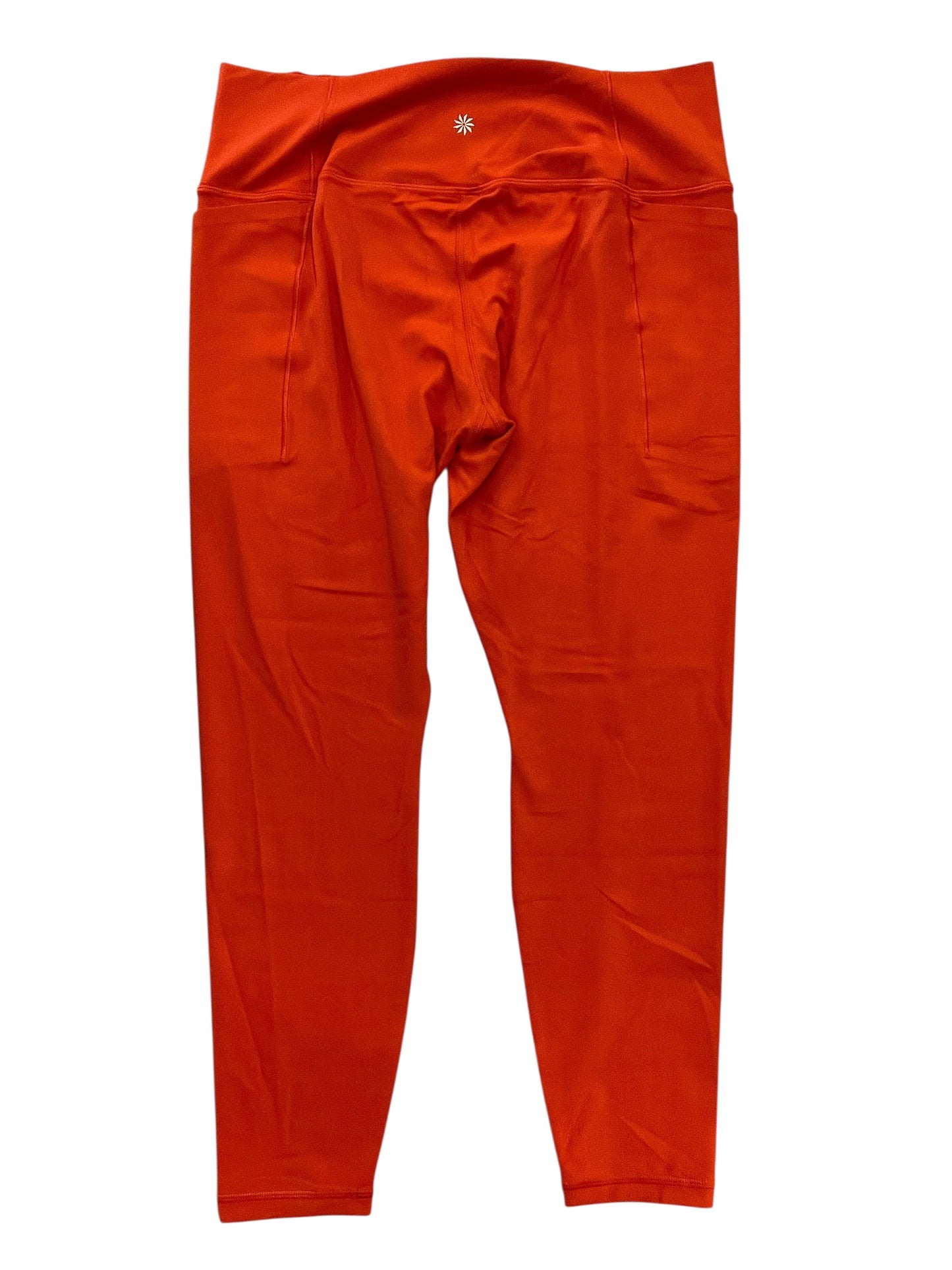 Athletic Leggings By Athleta In Orange, Size:Xl