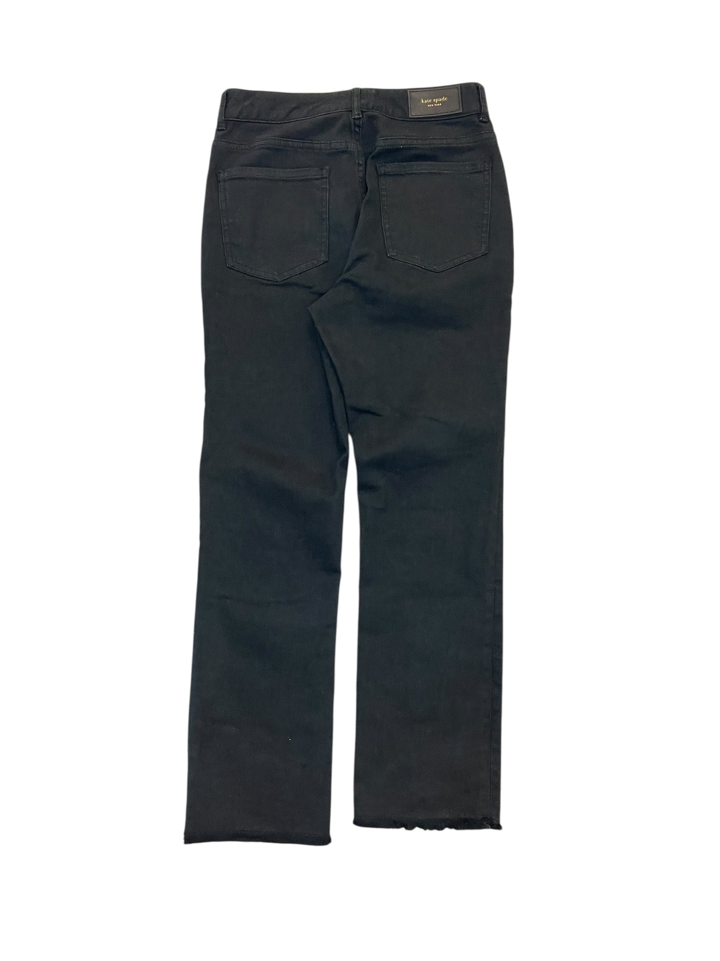 Jeans Designer By Kate Spade In Black Denim, Size:0