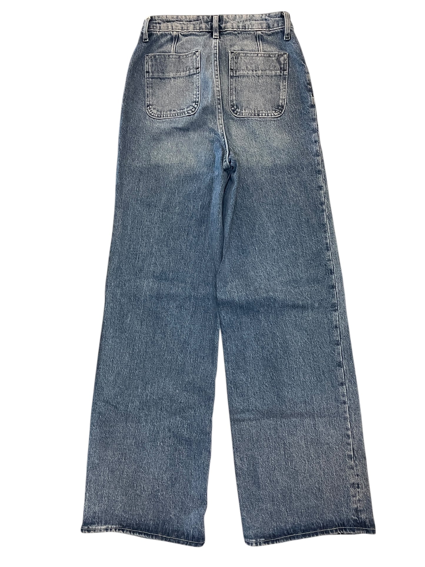 Jeans Wide Leg By Free Assembly In Blue Denim, Size:2