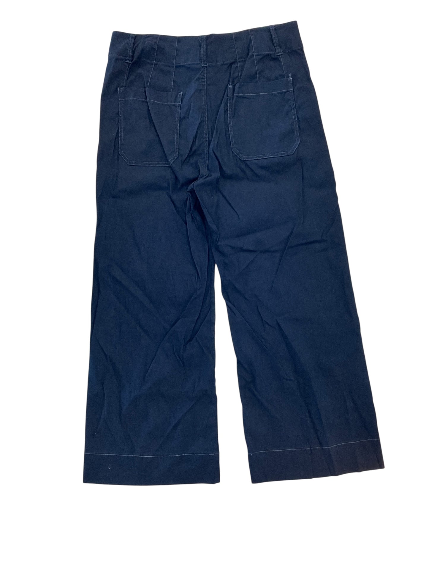 Pants Wide Leg By Maeve In Navy, Size:L