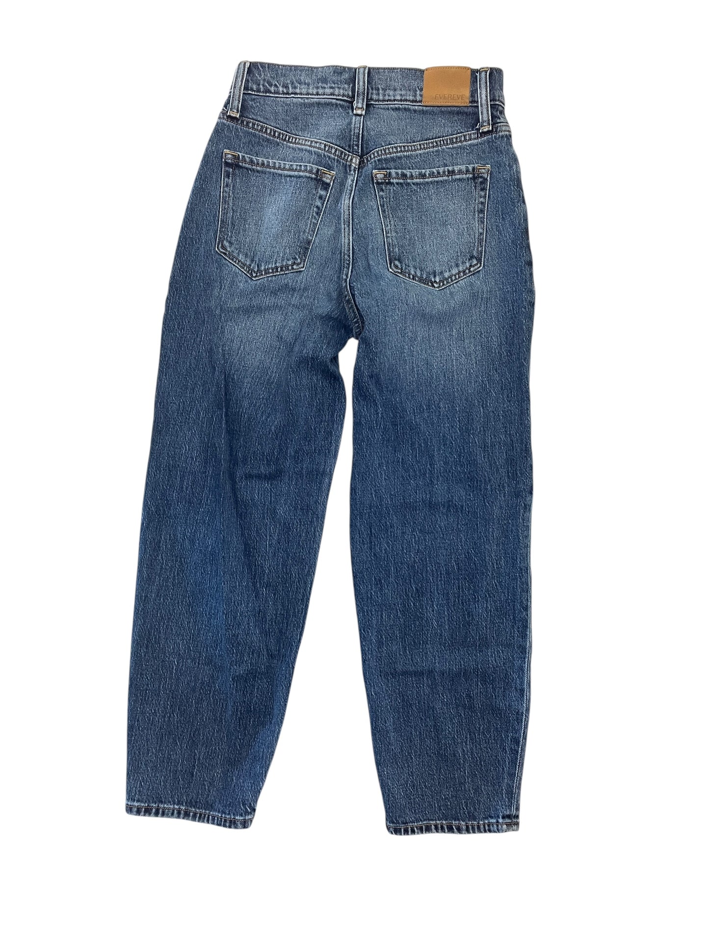 Jeans Straight By Evereve In Blue Denim, Size:0