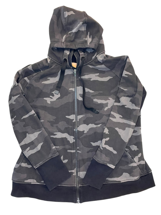 Athletic Jacket By Athleta In Camouflage Print, Size:1X