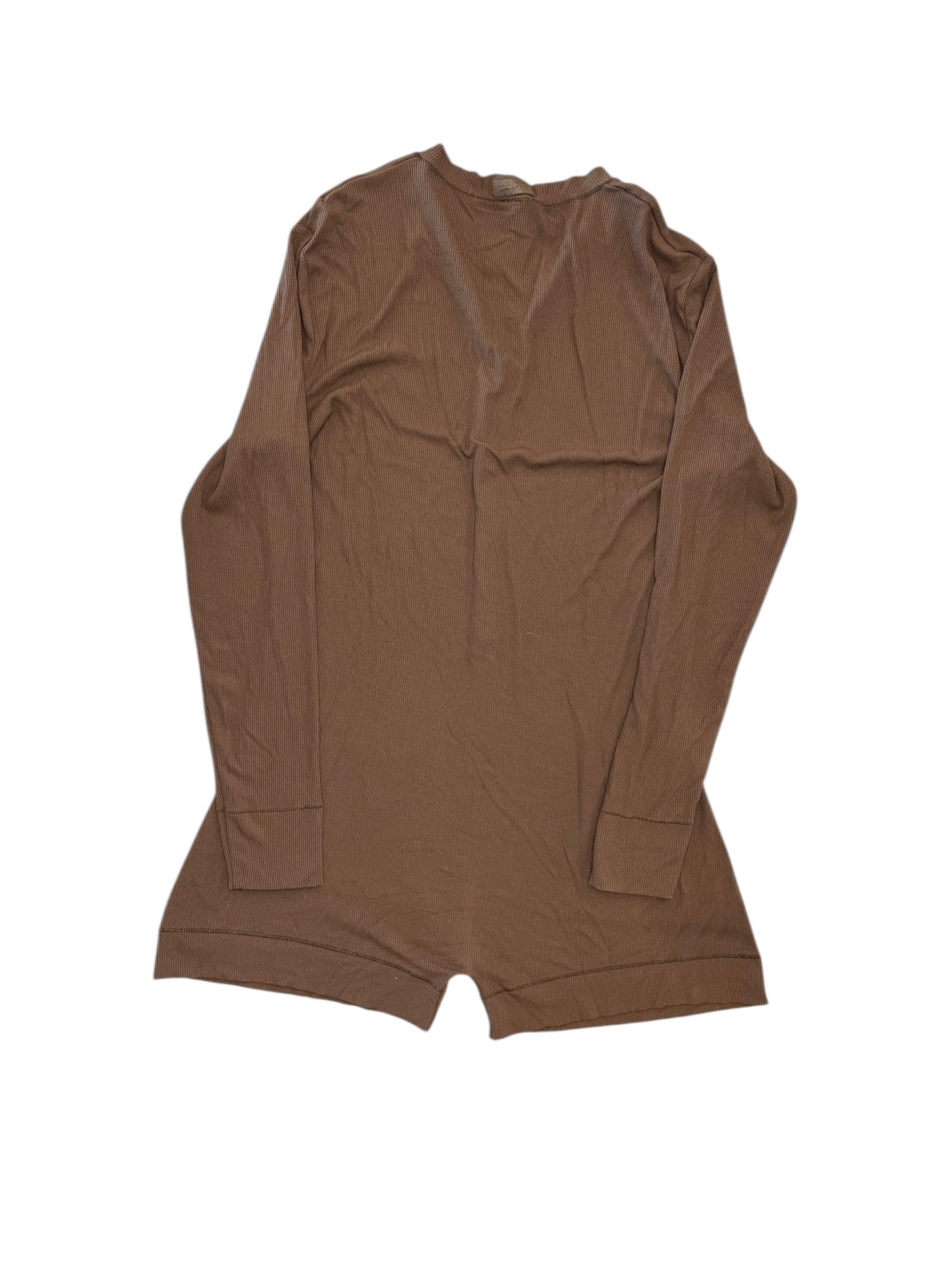 Romper By Skims In Brown, Size:Xl