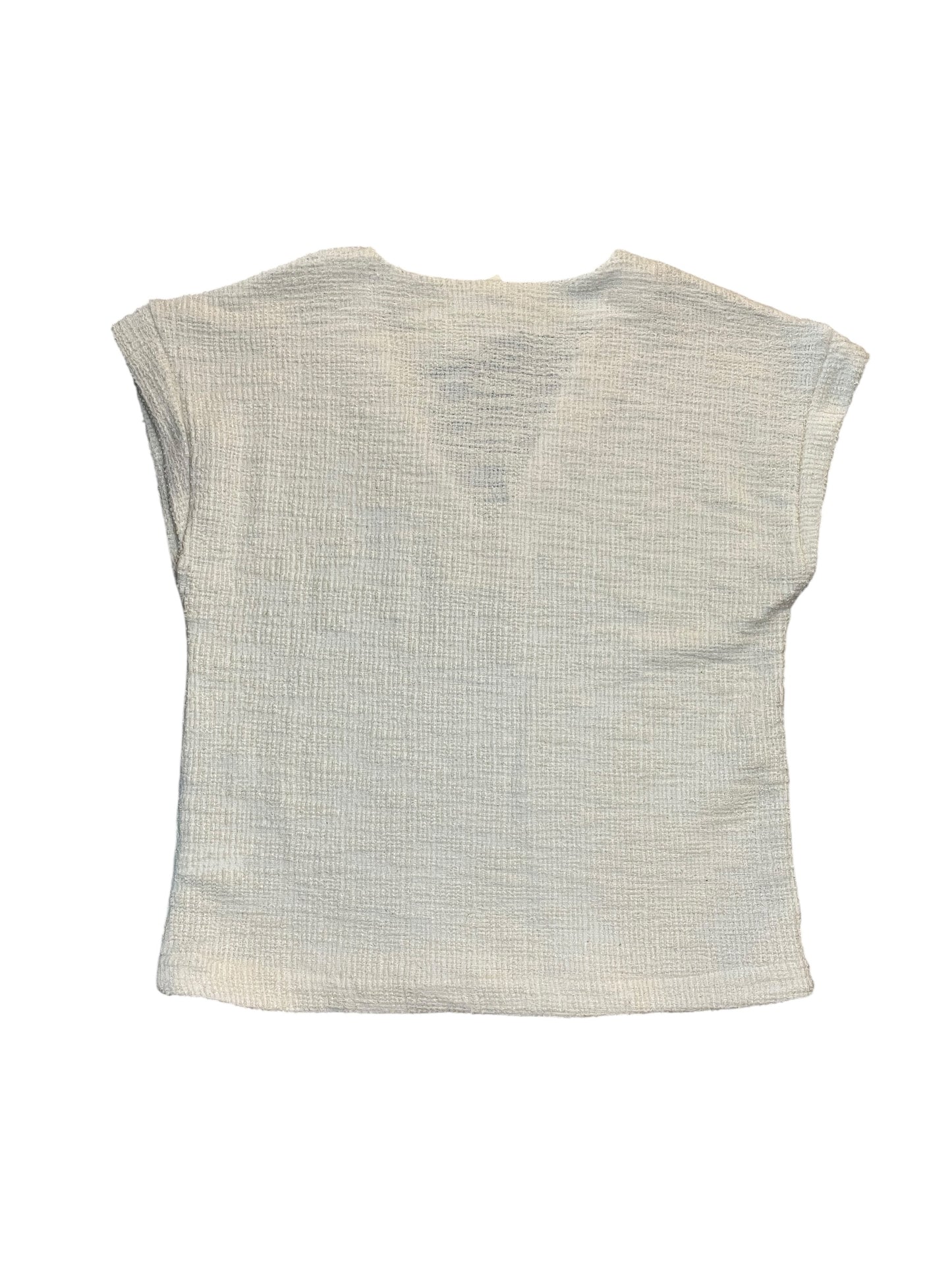 Blouse Sleeveless By Evereve In Cream, Size:Xs