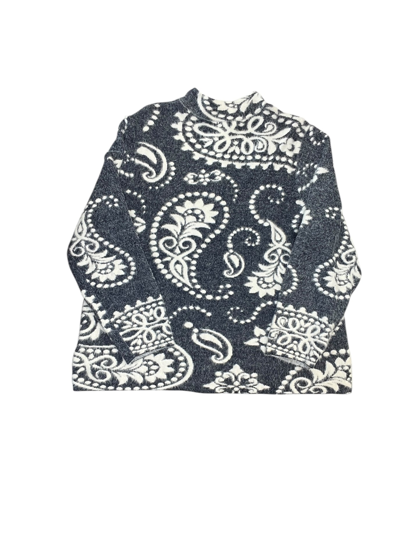 Top Ls By Chicos In Blue & White, Size:Xl