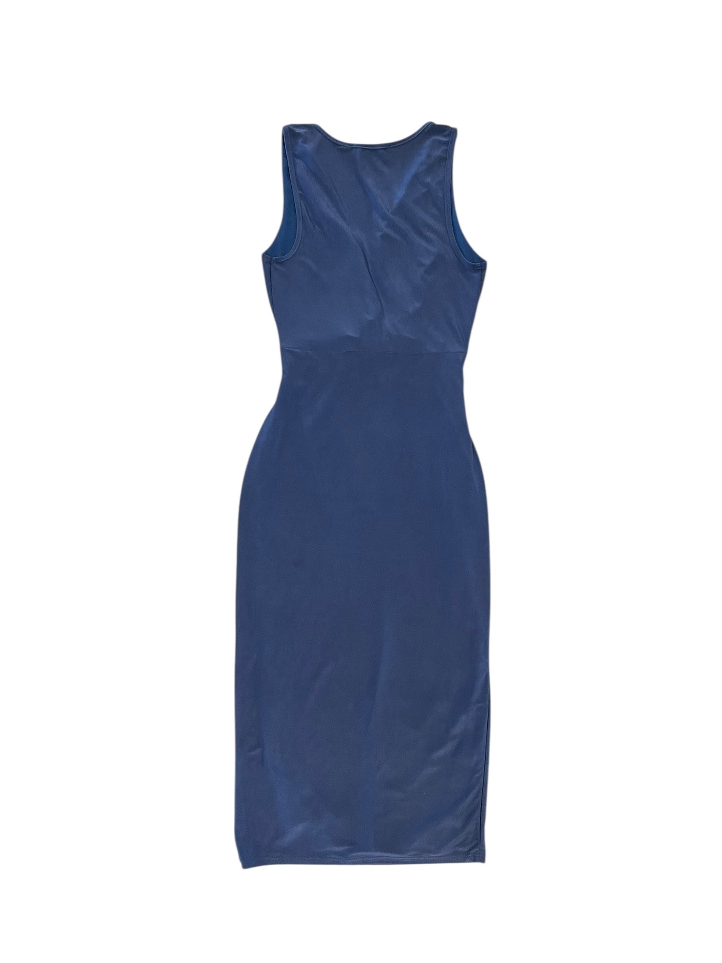Dress Casual Midi By Cmc In Blue, Size:S