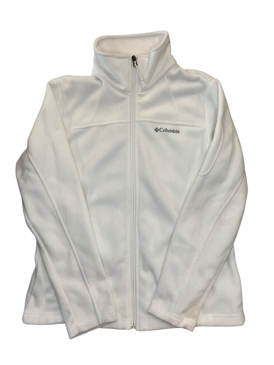 Jacket Fleece By Columbia In White, Size:L