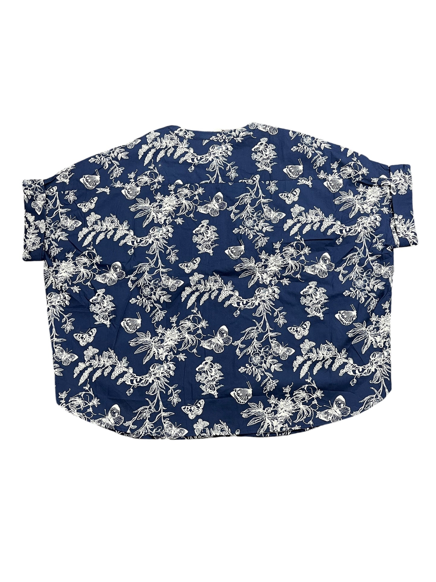 Top Ss By Talbots In Floral Print, Size:L