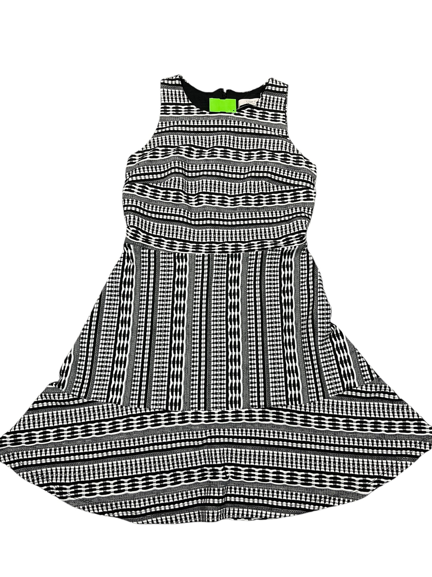 Dress Casual Short By Loft In Black & White, Size:S