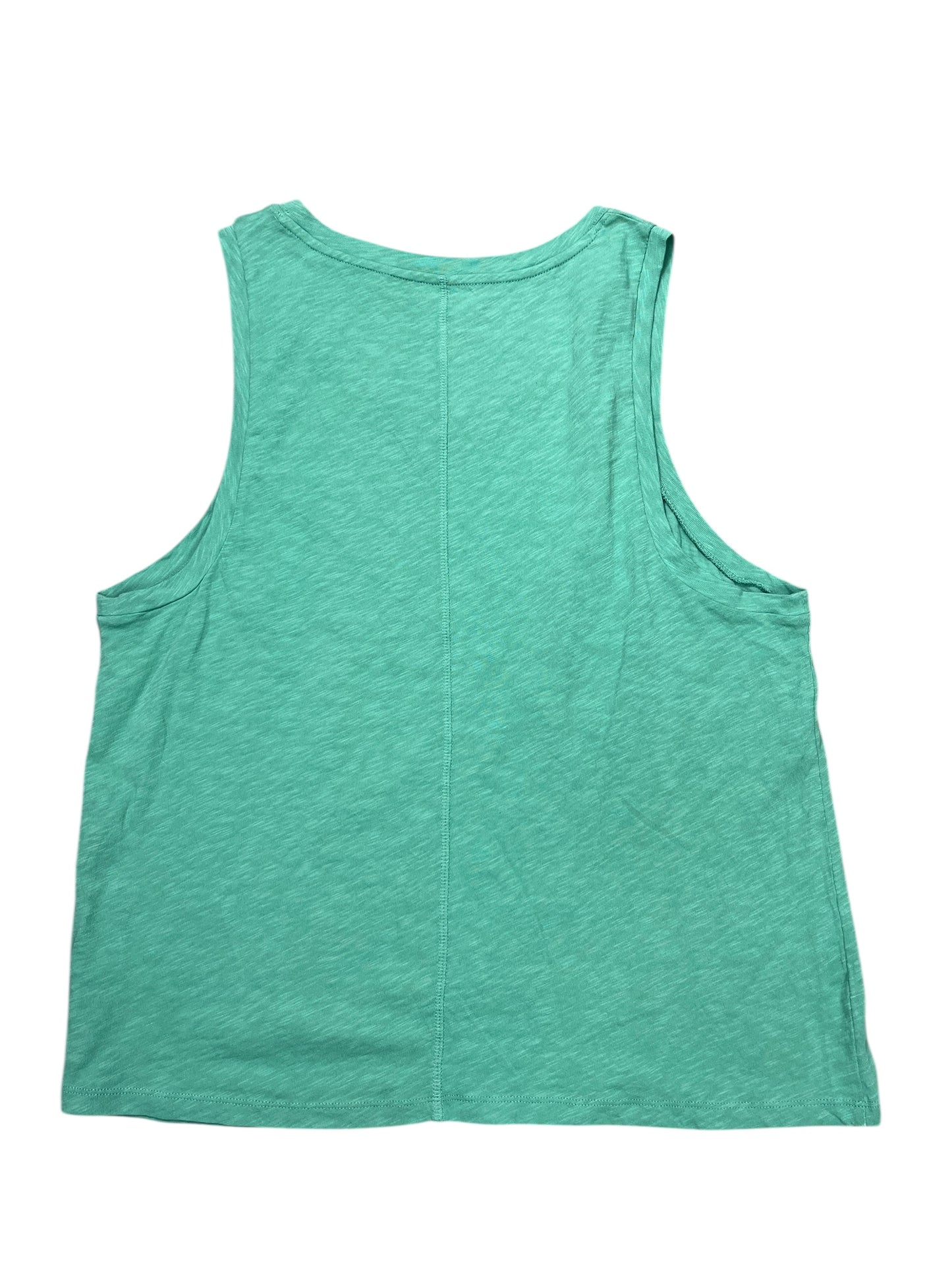 Tank Top By J. Crew In Green, Size:Xl