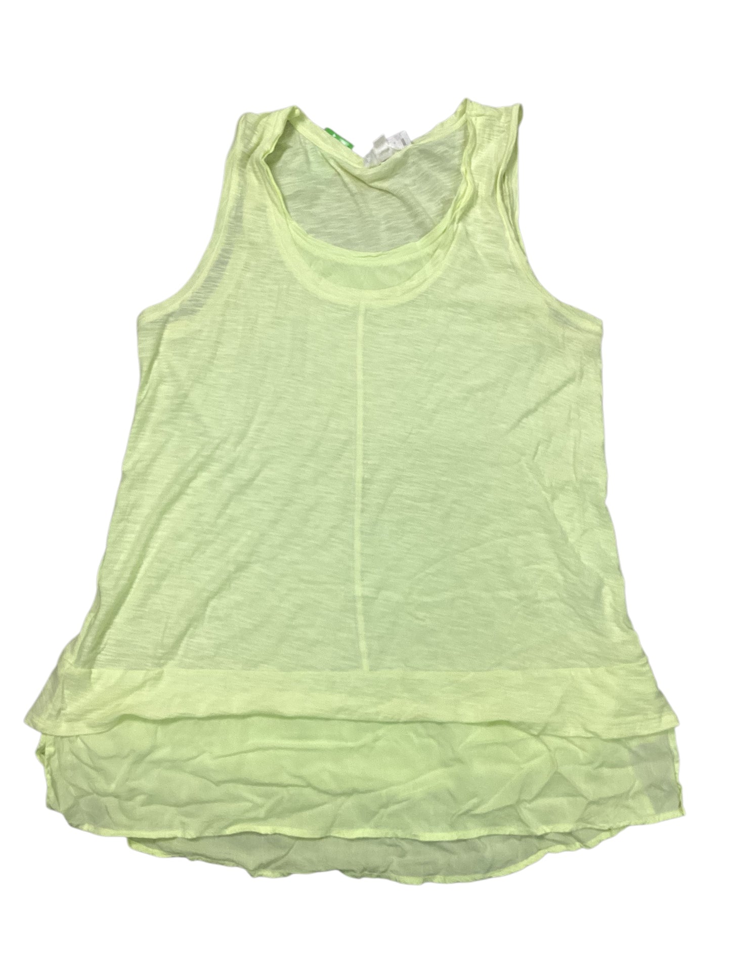 Top Sleeveless By Two By Vince Camuto In Green, Size:M
