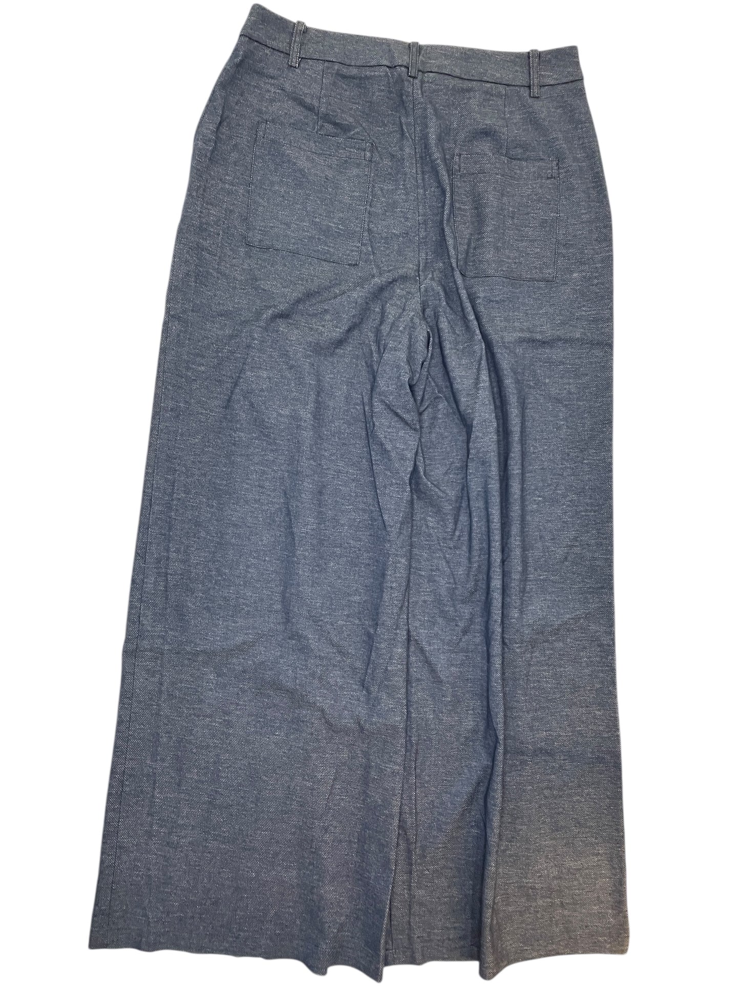 Pants Wide Leg By Commense In Blue, Size:L