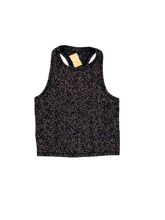 Athletic Tank Top By Athleta In Black & Brown, Size:S