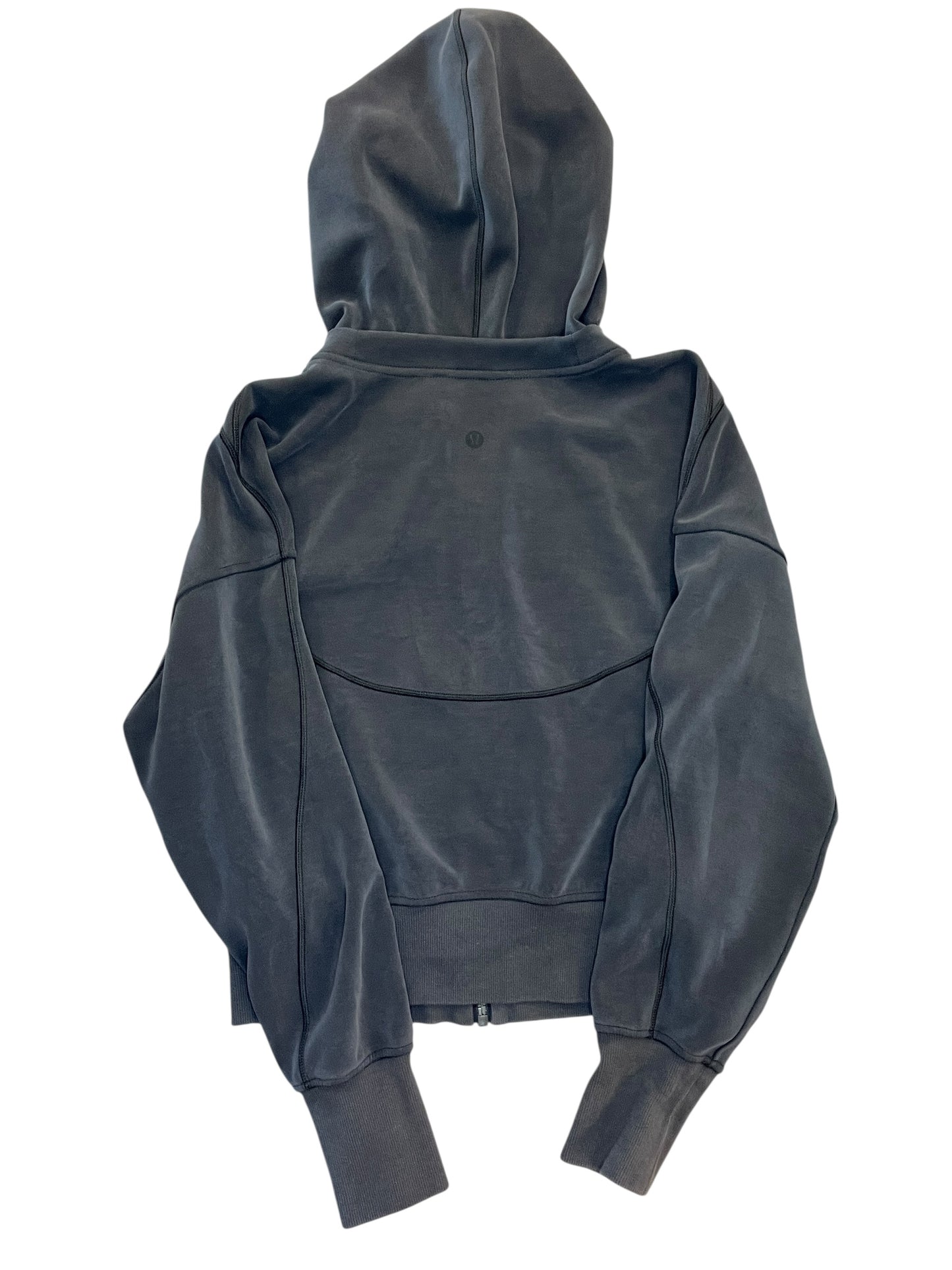 Athletic Jacket By Lululemon In Grey, Size:Xs