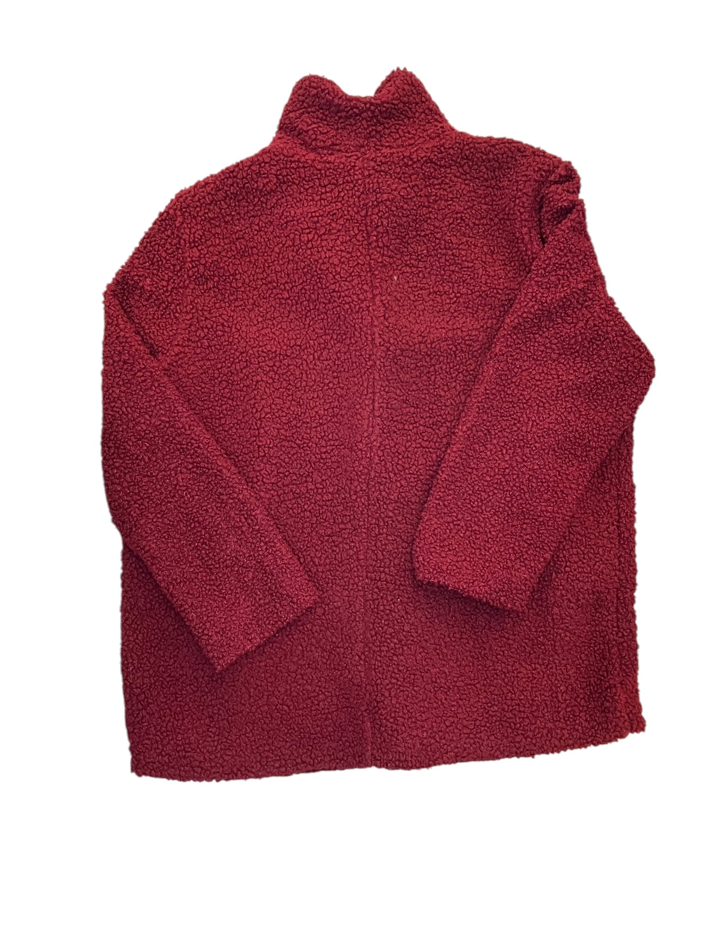 Coat Faux Fur & Sherpa By Stoosh In Red, Size:L