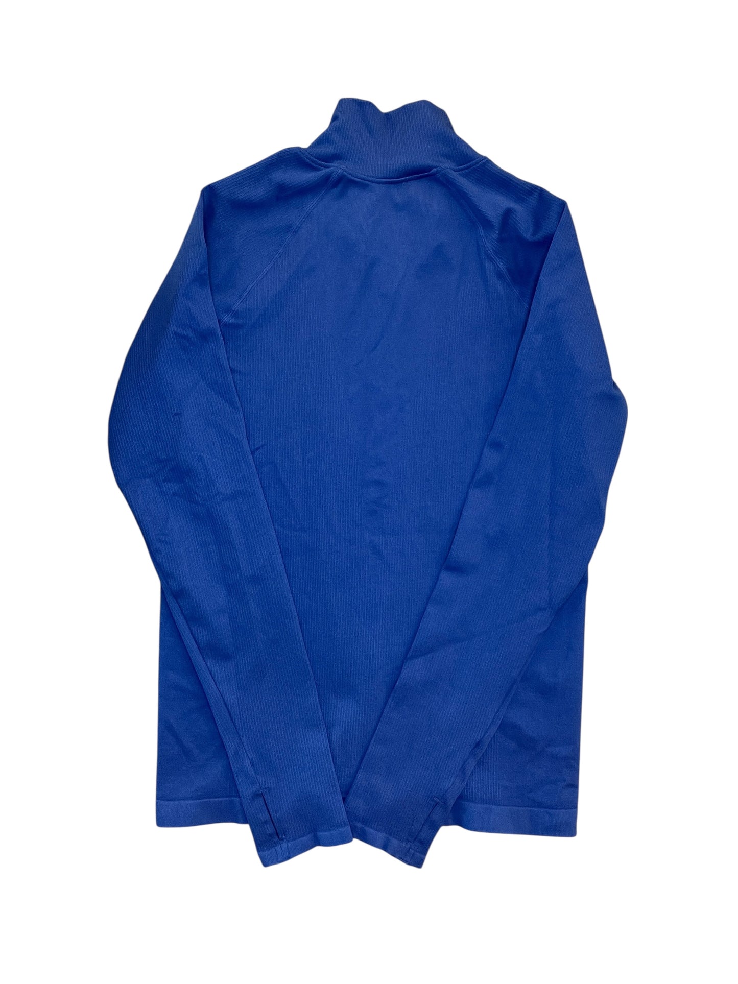 Athletic Jacket By Fabletics In Blue, Size:L