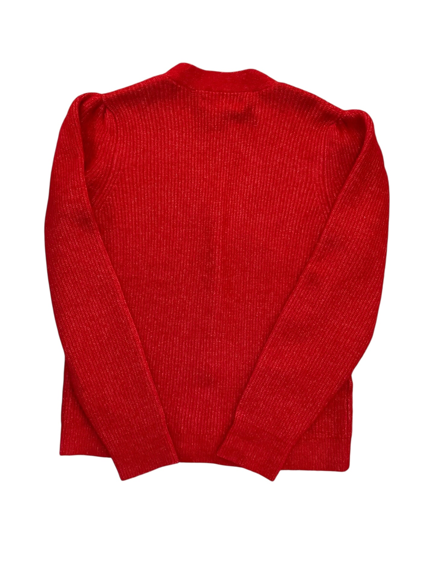 Cardigan By Loft In Red, Size:M