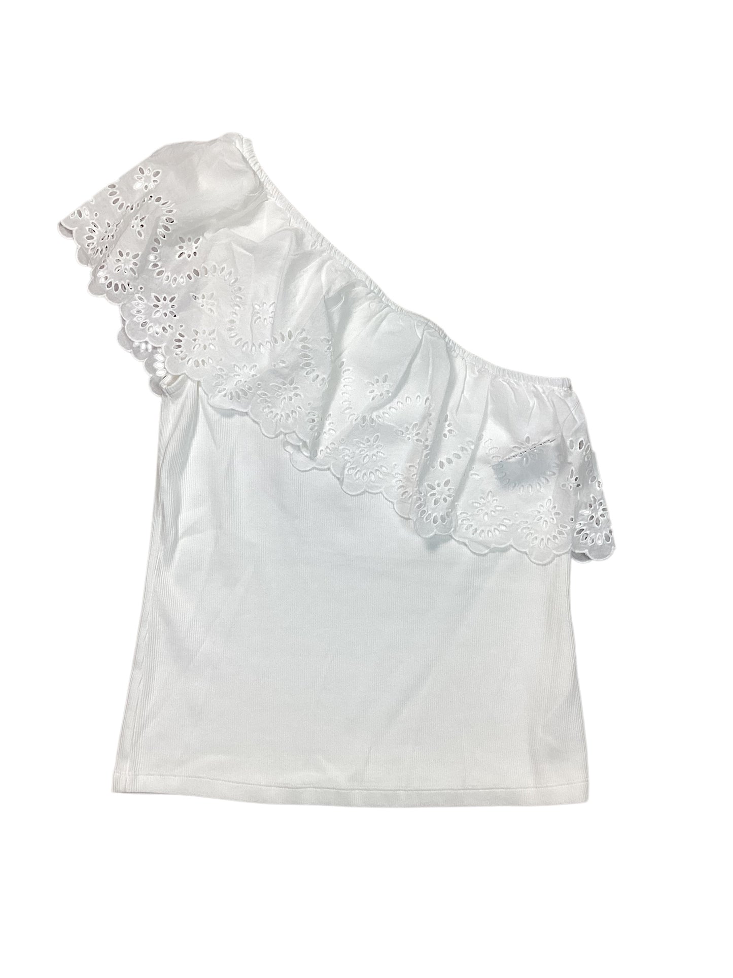 Top Ss Basic By Old Navy In White, Size:L