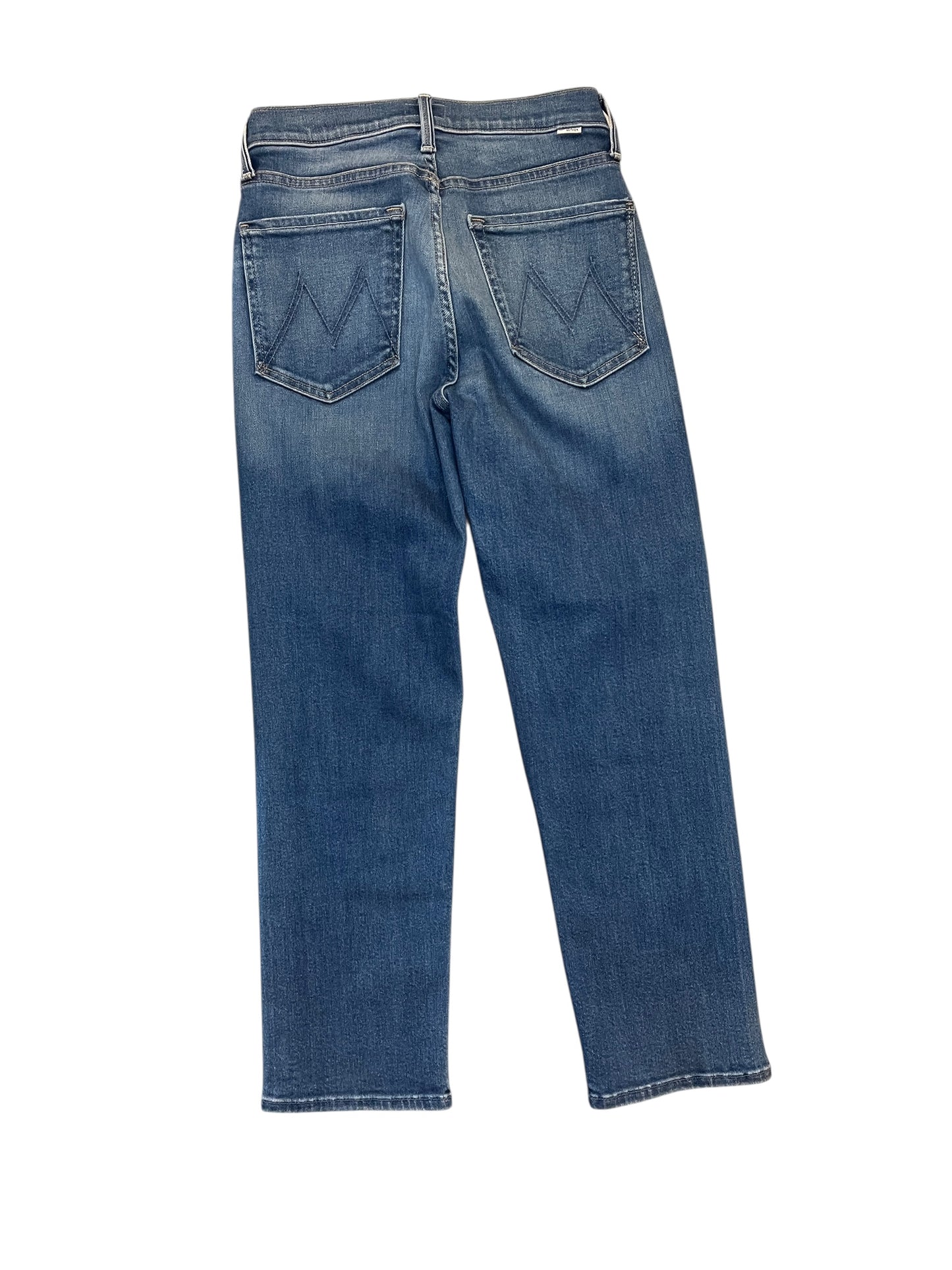 Jeans Straight By Mother In Blue Denim, Size:2