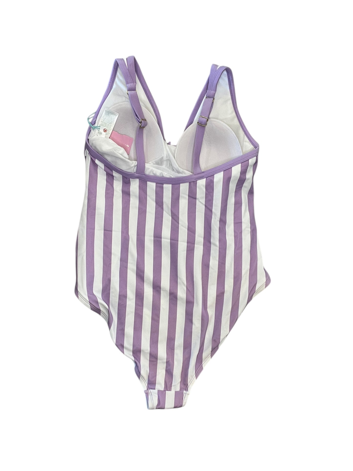 Swimsuit By Kona Sol In Purple & White, Size:Xl