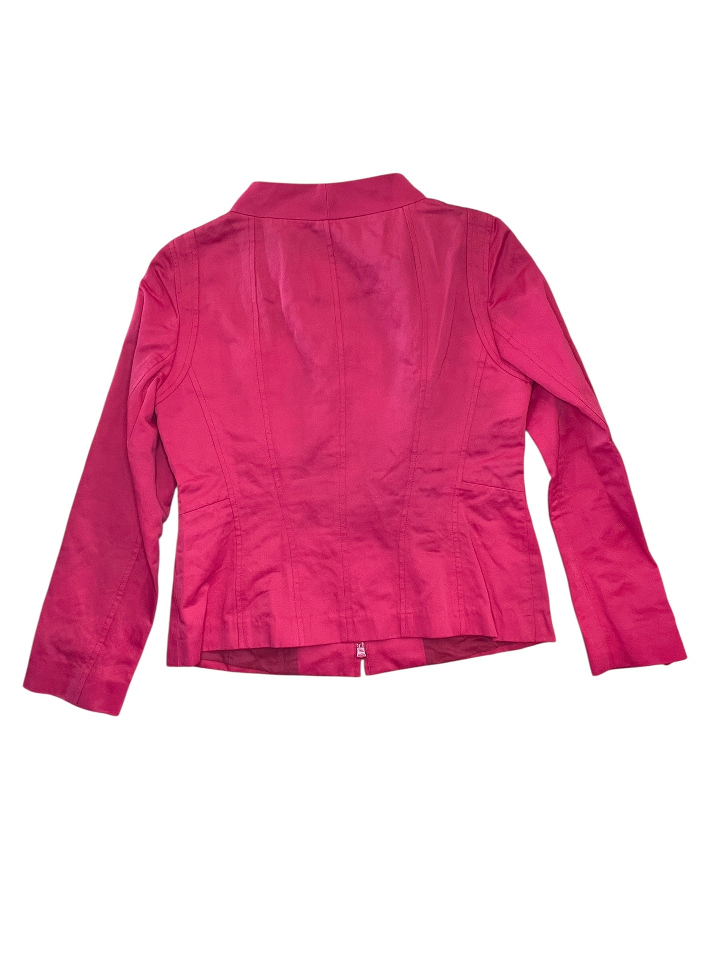 Jacket Designer By Lafayette 148 In Pink, Size:Mp