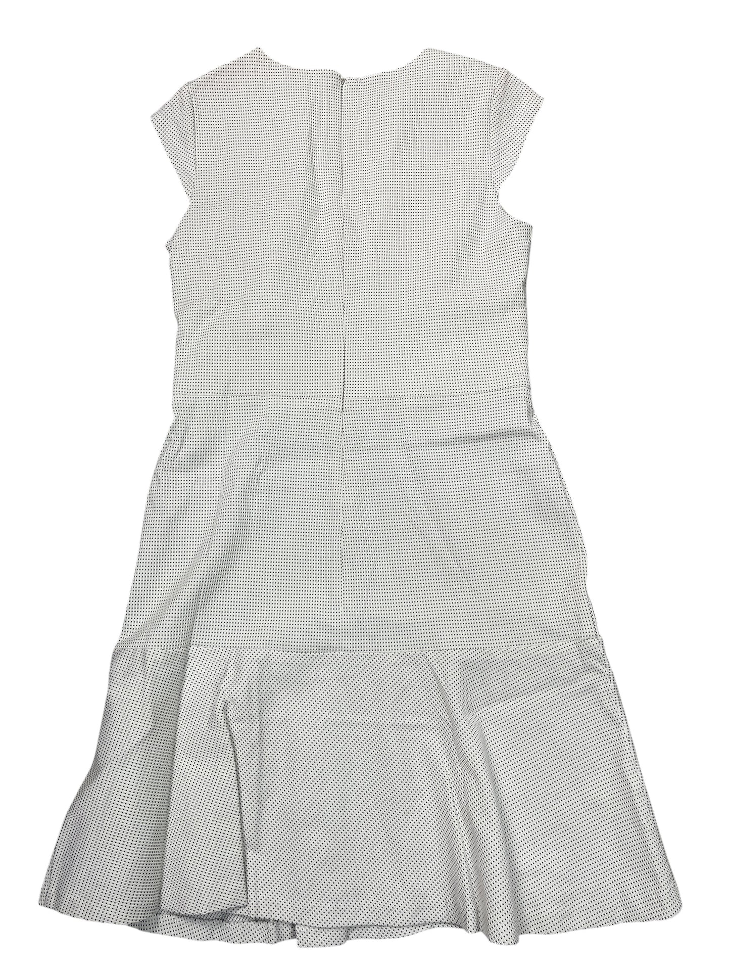 Dress Casual Midi By Lauren By Ralph Lauren In White, Size:L