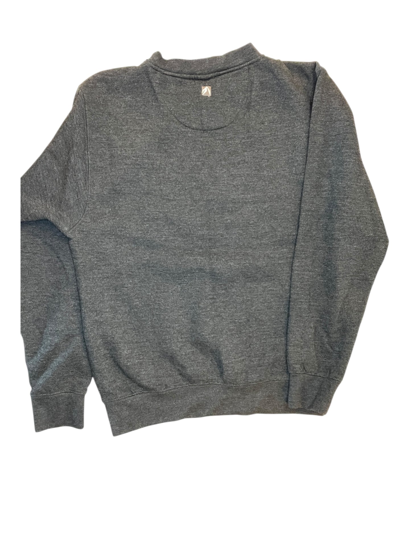 Sweatshirt Crewneck By Clothes Mentor In Grey, Size:M