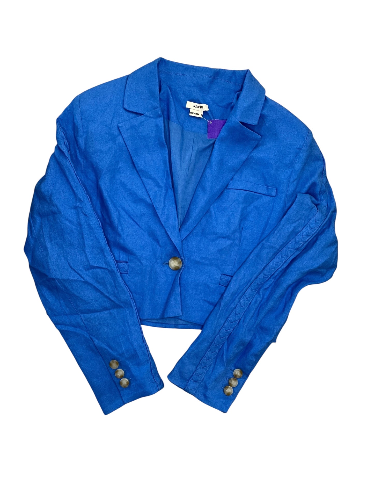 Blazer Designer By Jason Wu In Blue, Size:M