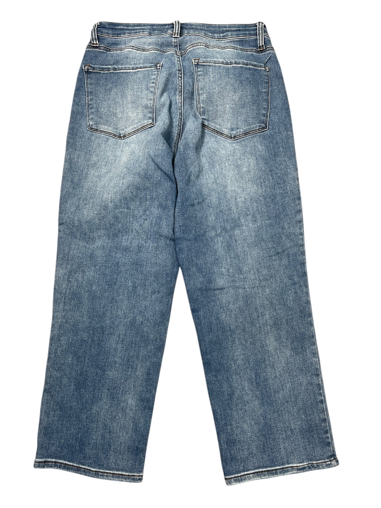 Jeans Wide Leg By Sts Blue In Blue Denim, Size:16