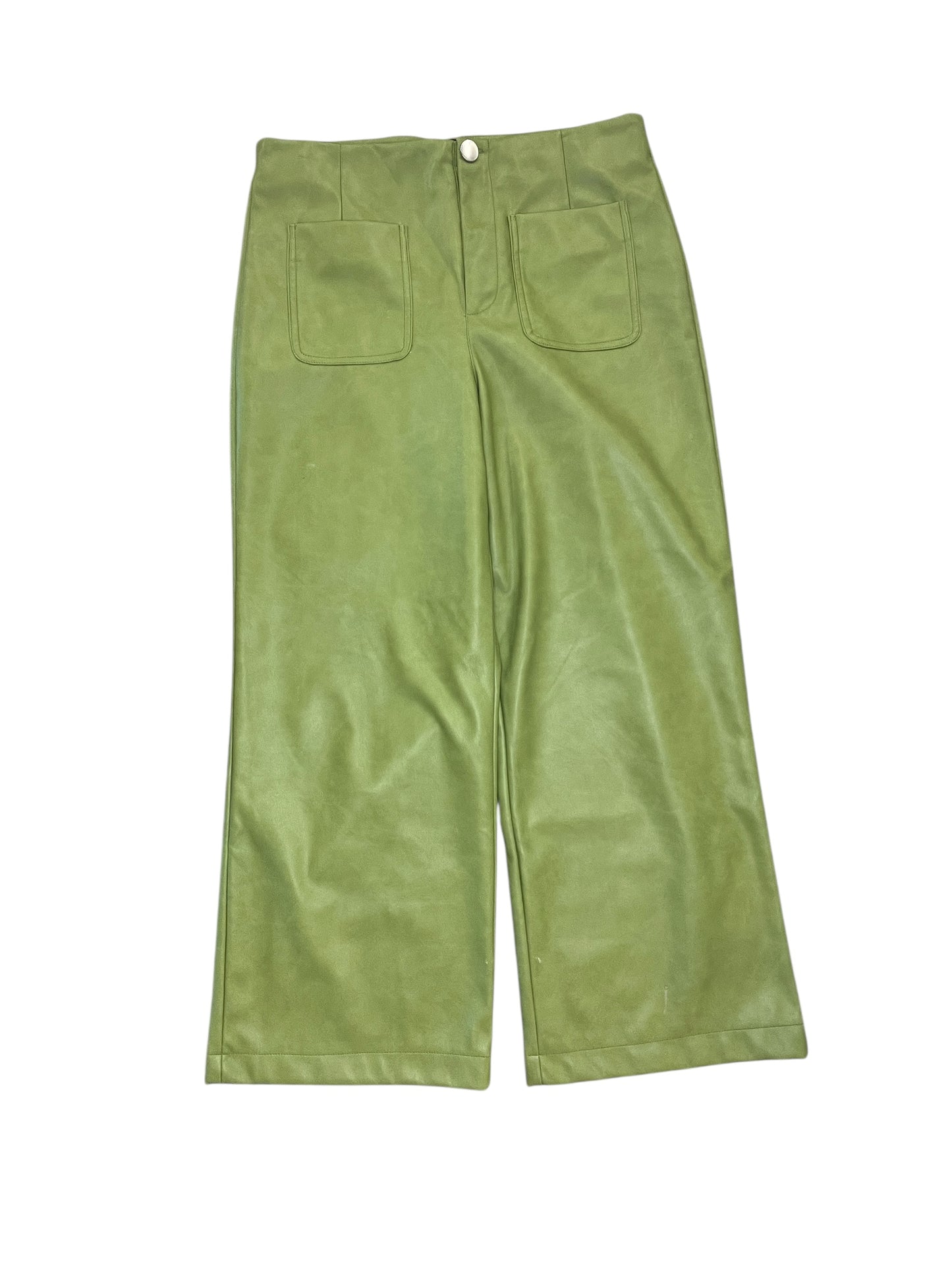 Pants Wide Leg By Bagatelle In Green, Size:M