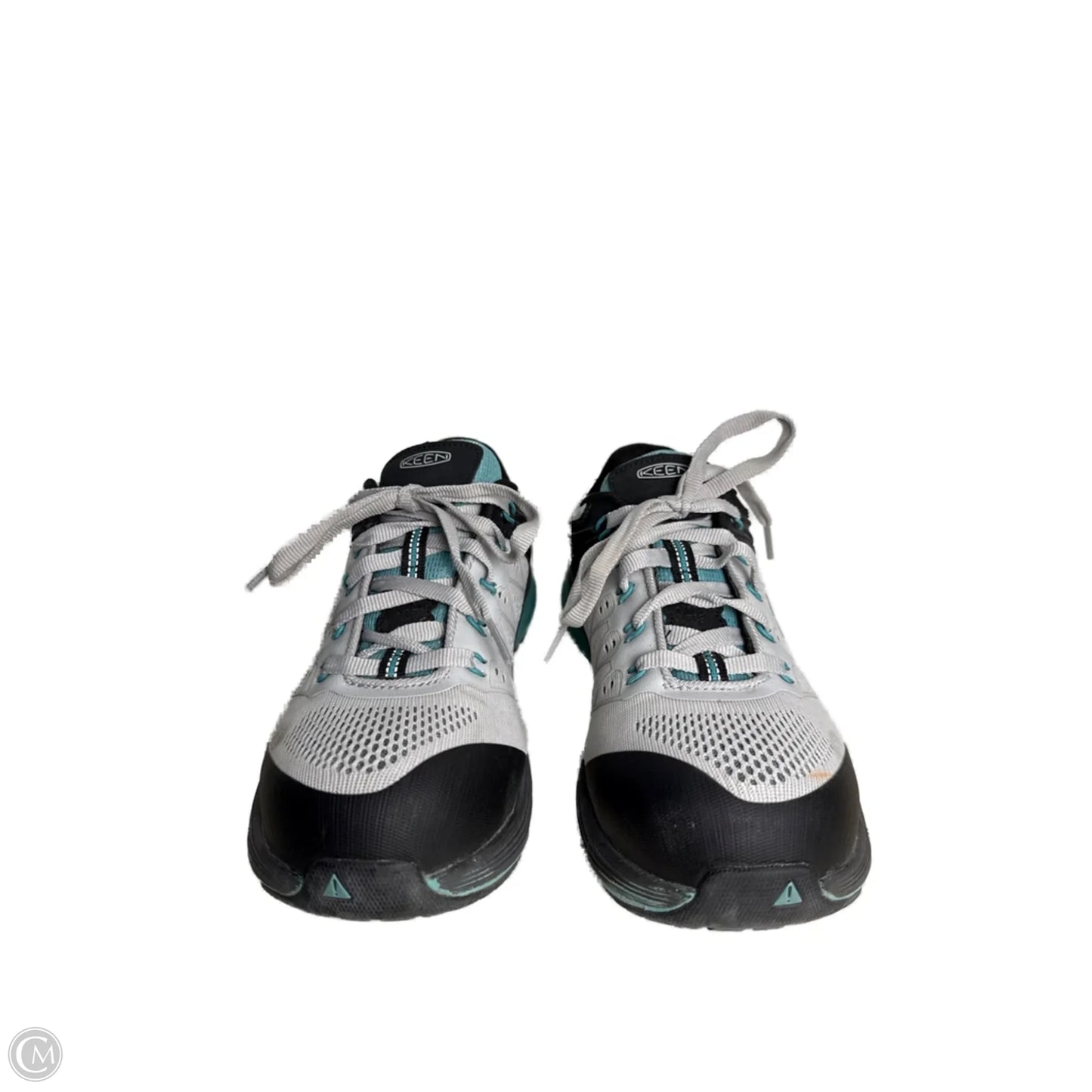 Shoes Hiking By Keen In Black & Grey, Size: 7.5