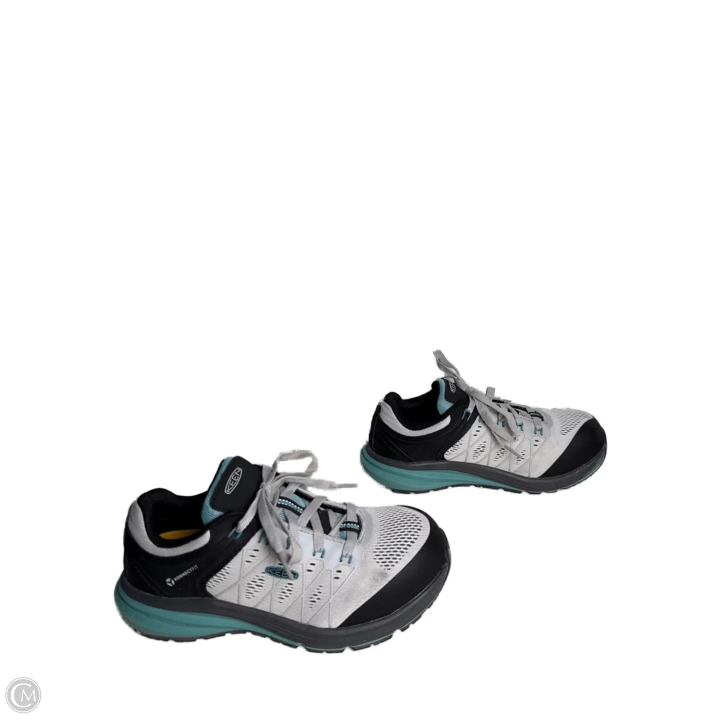 Shoes Hiking By Keen In Black & Grey, Size: 7.5