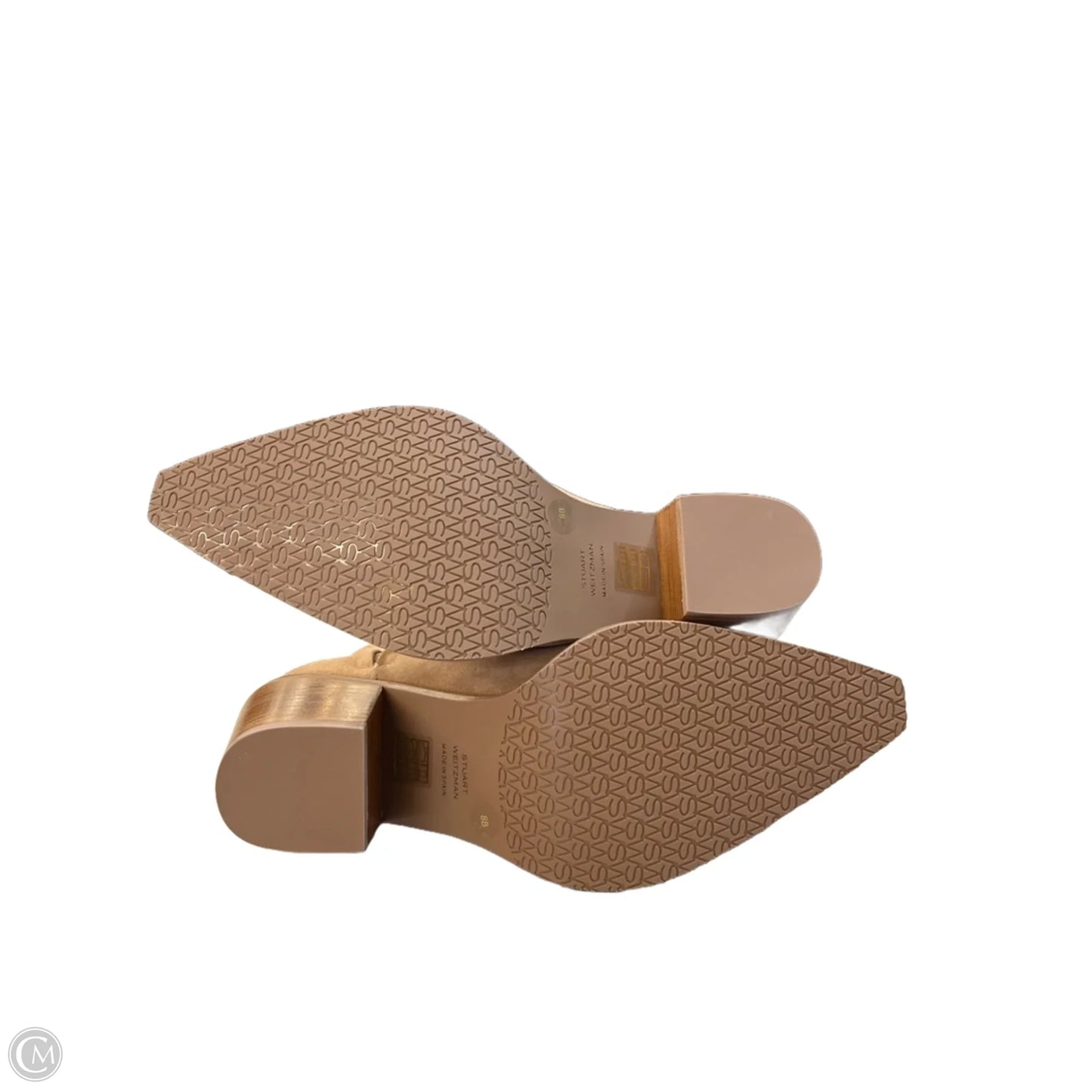 Boots Designer By Stuart Weitzman In Tan, Size: 8