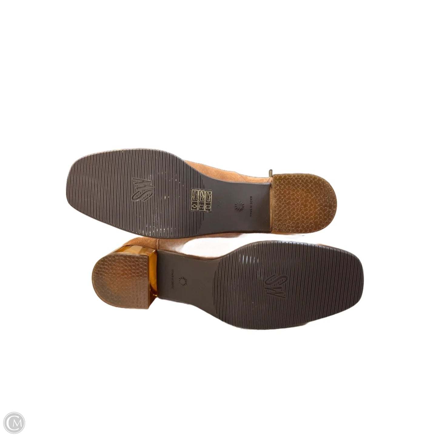 Boots Designer By Stuart Weitzman In Brown, Size: 7.5