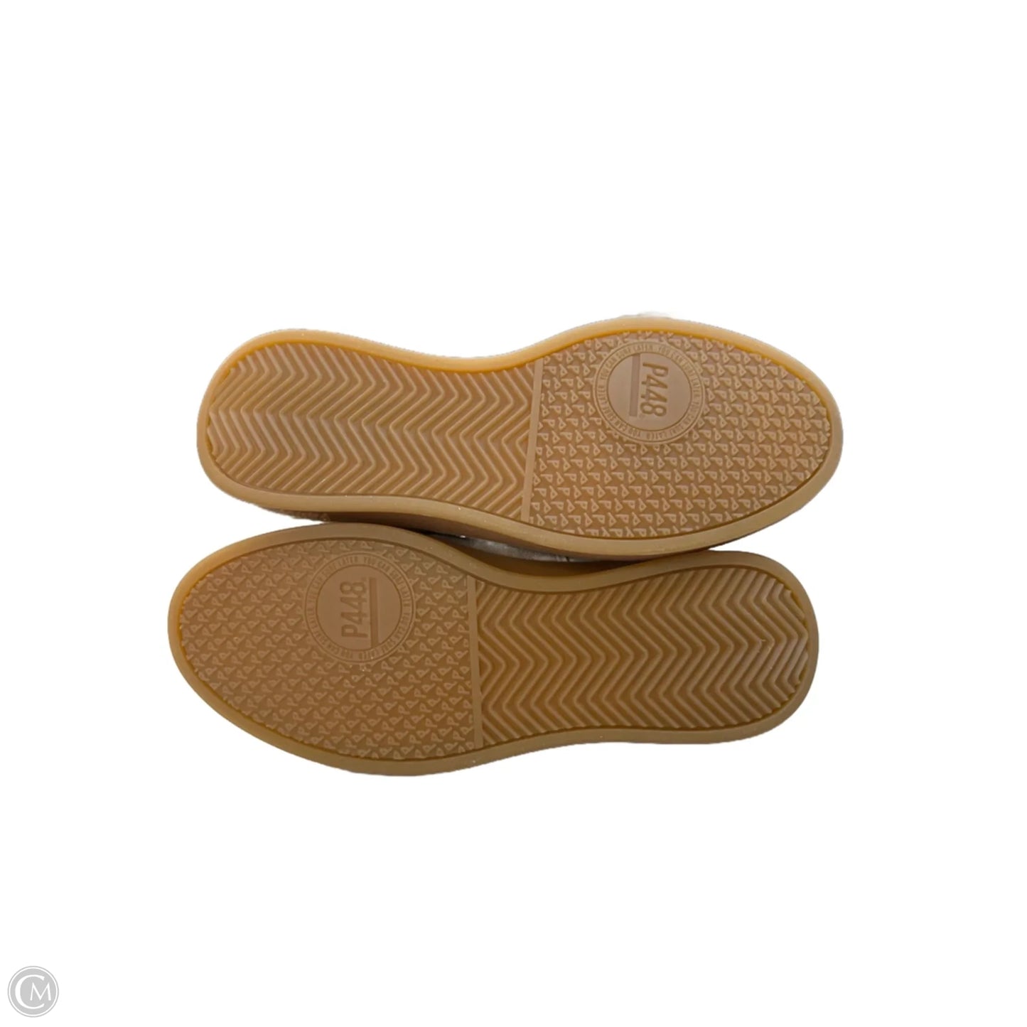 Shoes Sneakers By P448 In Grey & Yellow, Size: 8.5