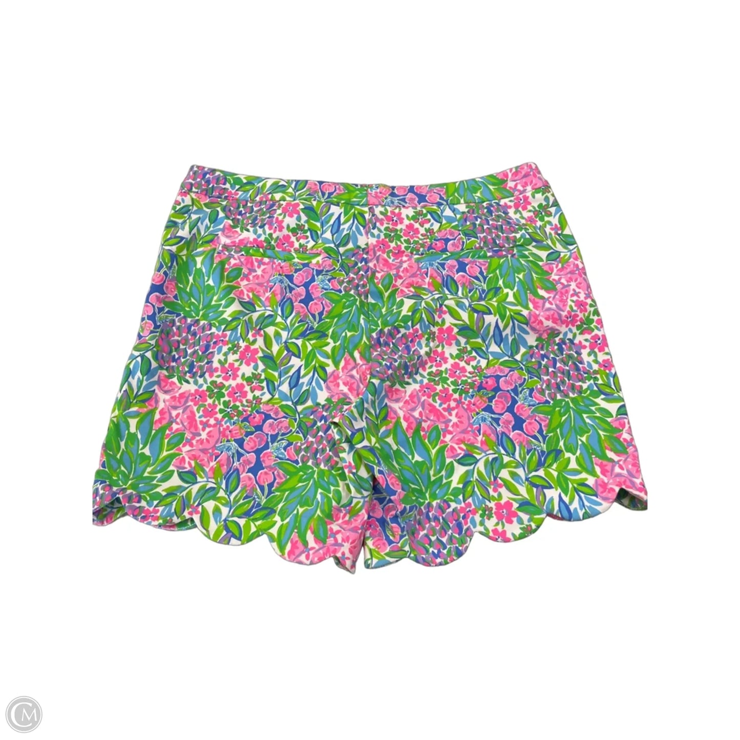 Shorts Designer By Lilly Pulitzer In Green & Pink, Size: Xl