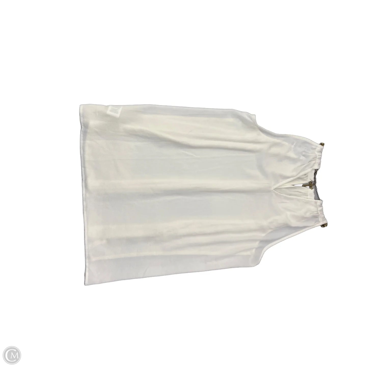 Tank Top By Michael By Michael Kors In White, Size: L
