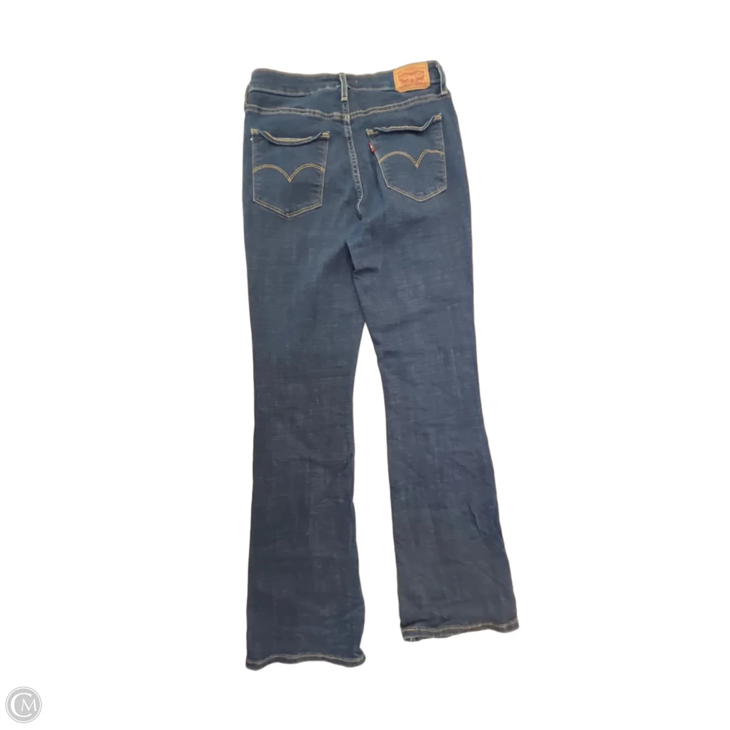 Jeans Boot Cut By Levis In Blue Denim, Size: 10