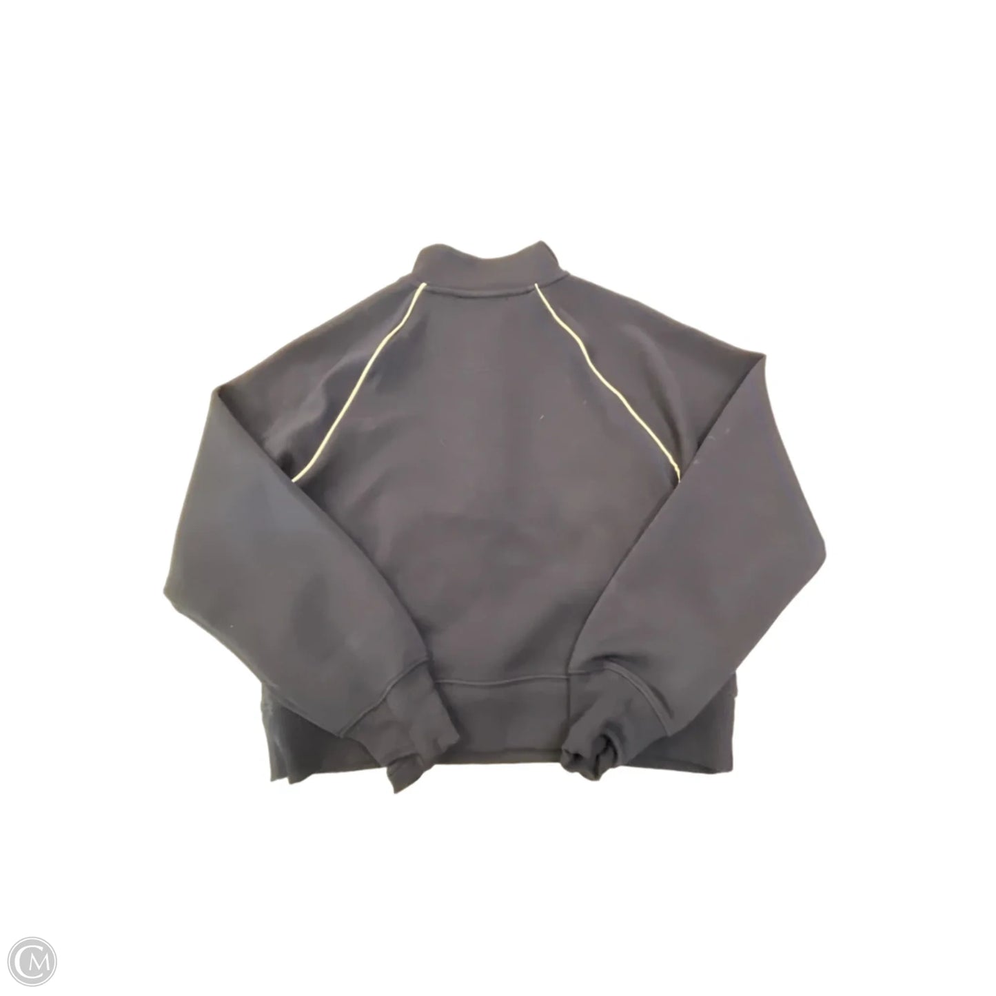 Athletic Top Long Sleeve Collar By Offline In Navy, Size: Xs