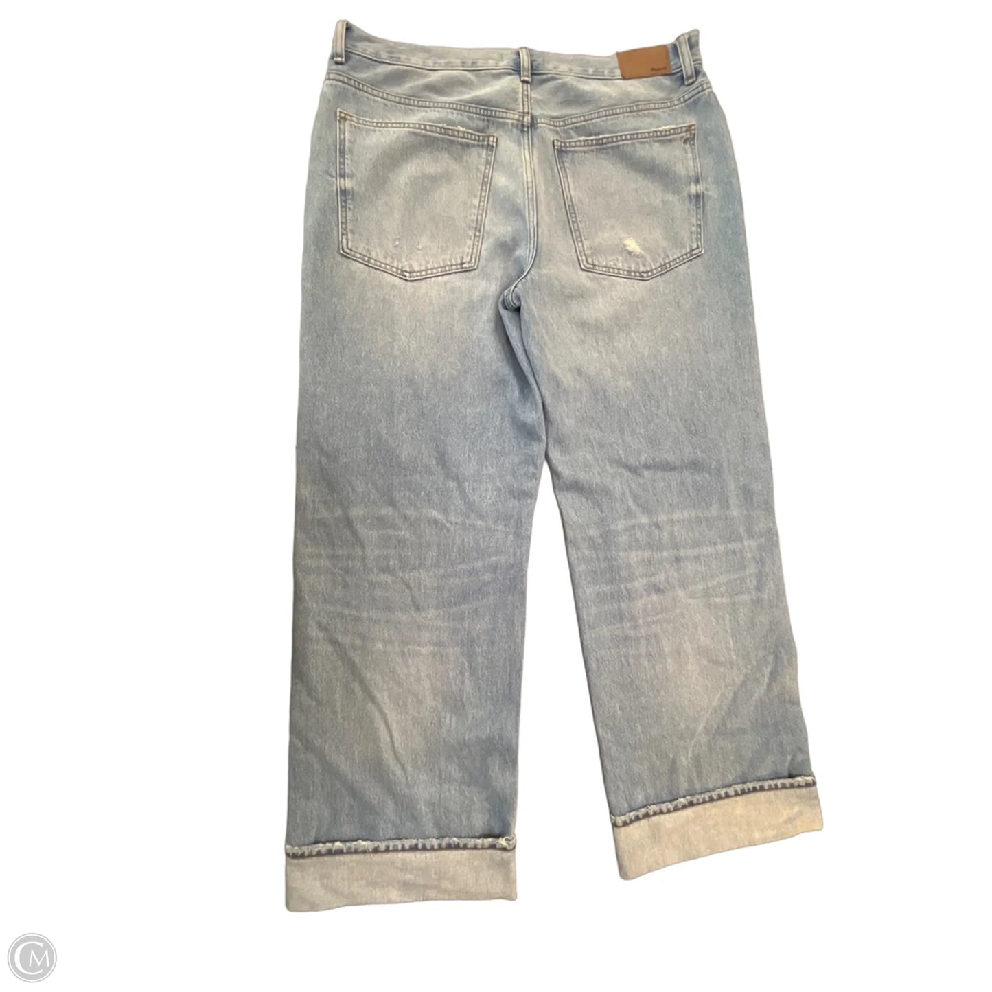 Jeans Wide Leg By Madewell In Blue Denim, Size: 12