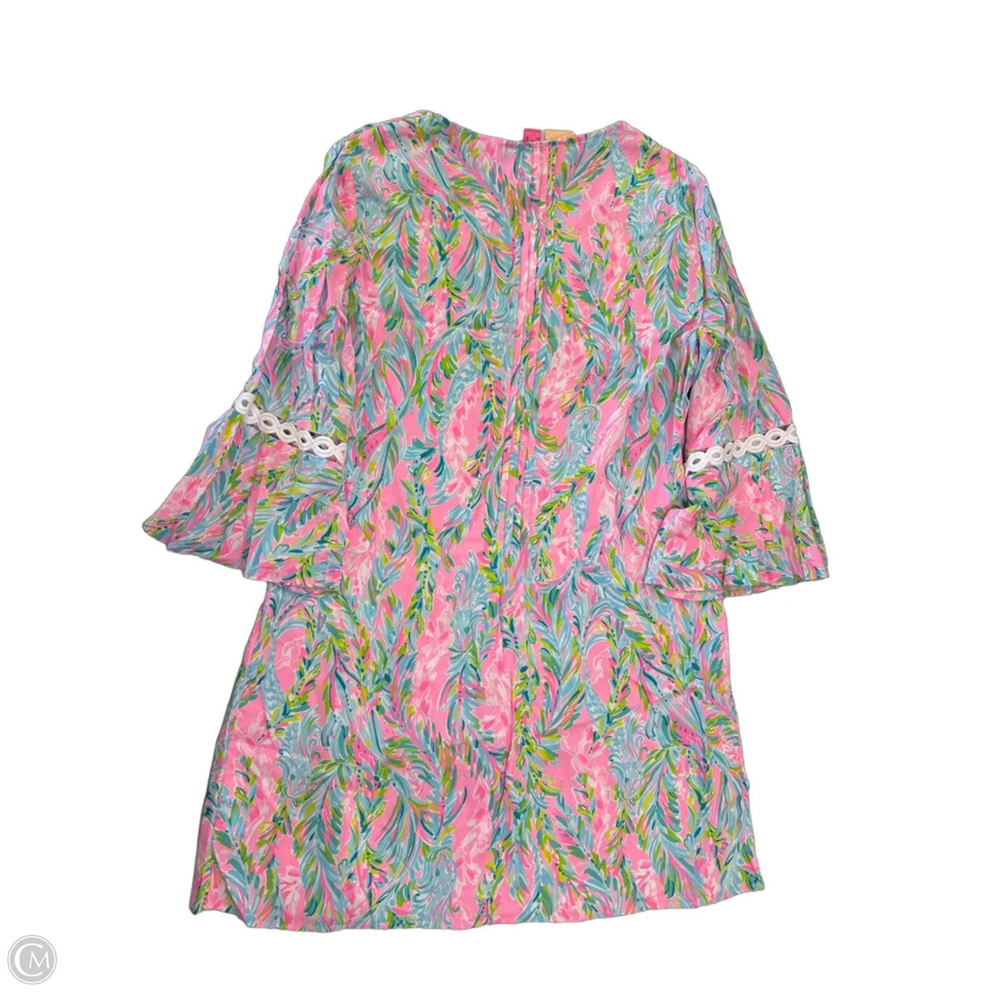 Dress Designer By Lilly Pulitzer In Blue & Pink, Size: L