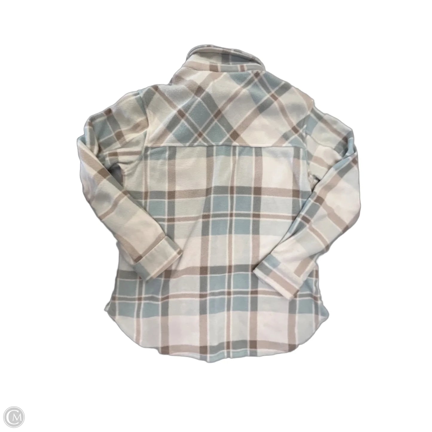 Jacket Shirt By Clothes Mentor In Plaid Pattern, Size: M