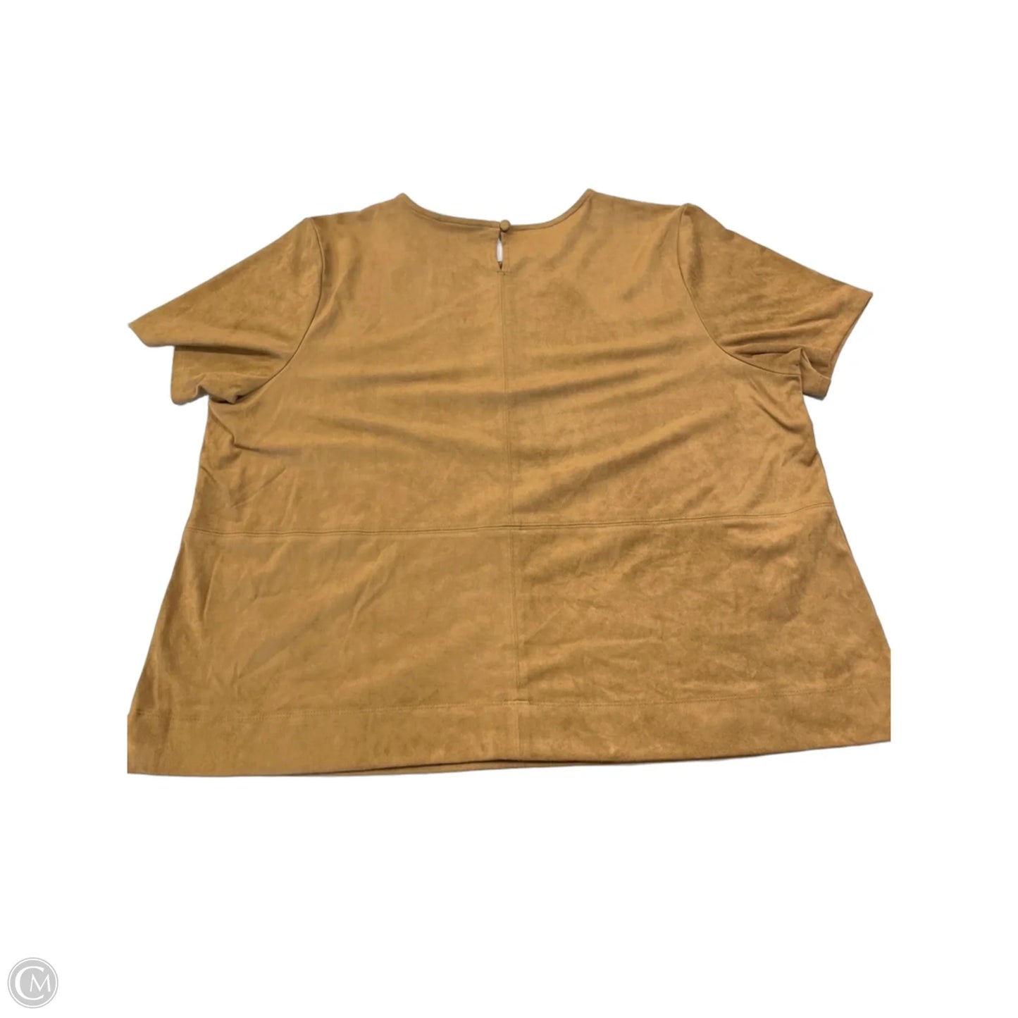 Top Short Sleeve By J. Jill In Brown, Size: Xl
