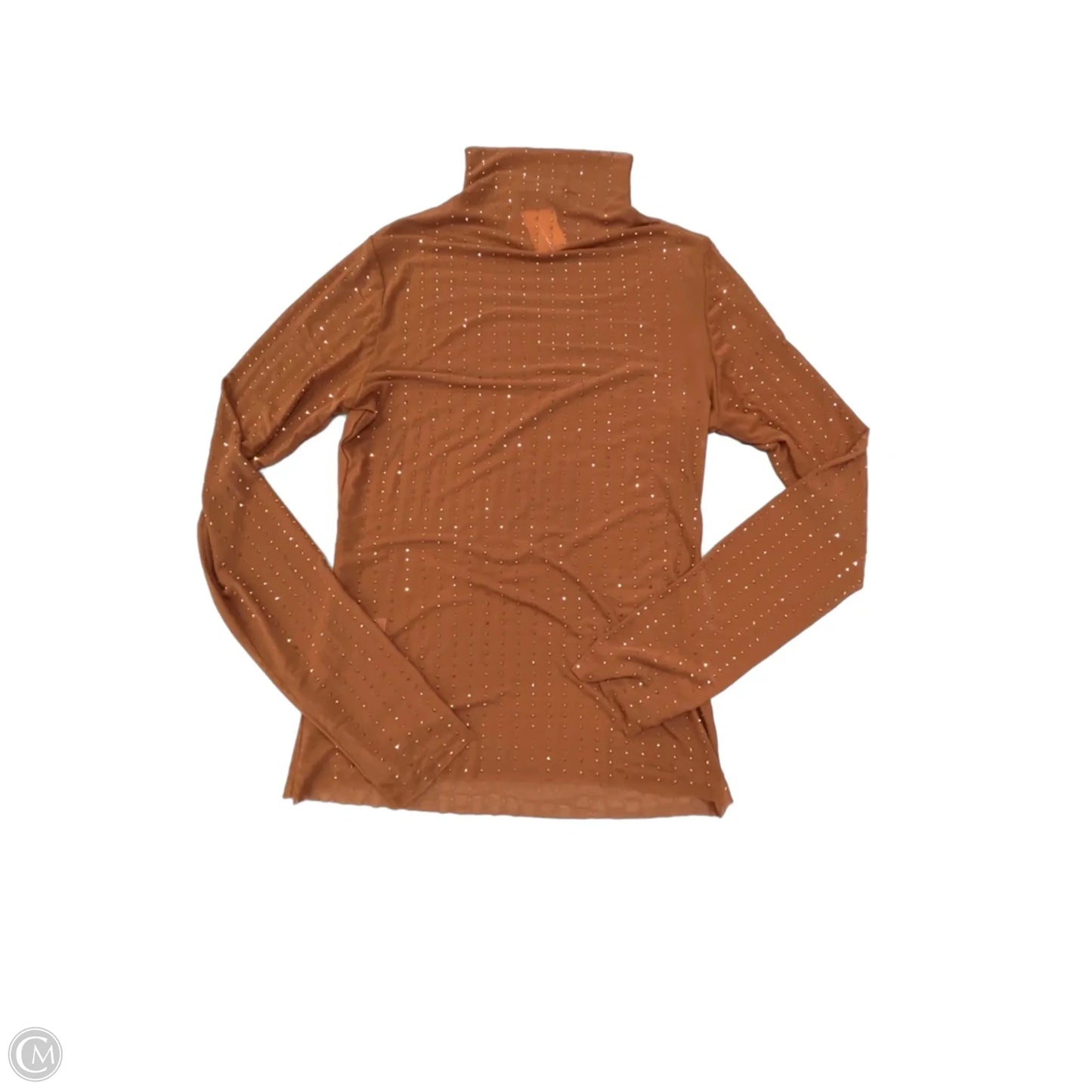 Top Long Sleeve By Clothes Mentor In Brown, Size: S
