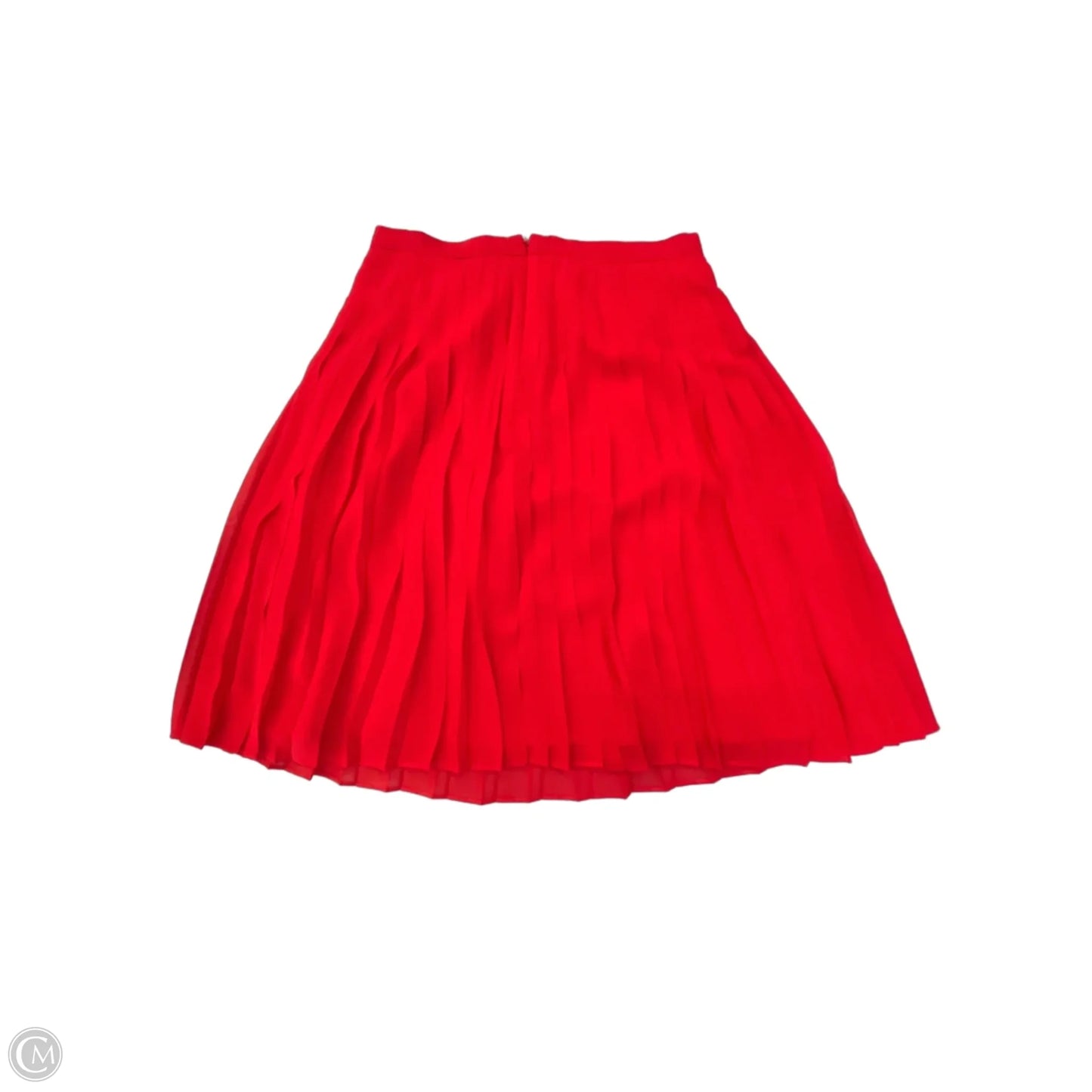 Skirt Midi By Ann Taylor In Red, Size: Sp