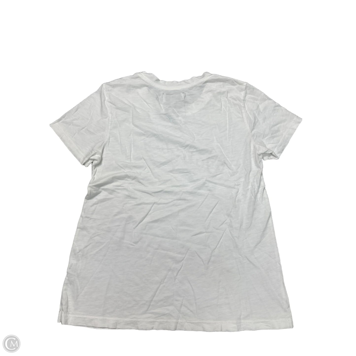 Top Short Sleeve By Anthropologie In White, Size: Xs