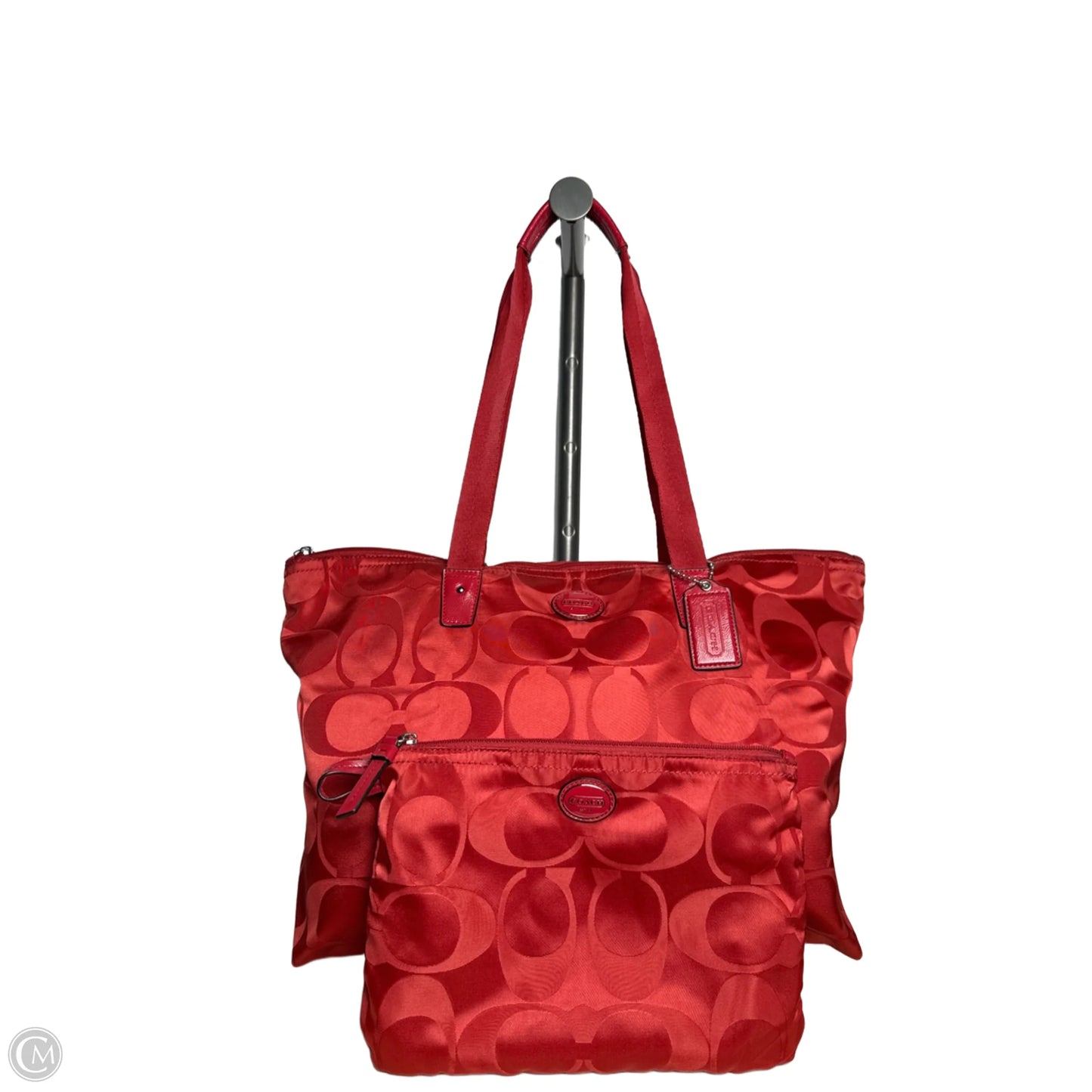 Tote Designer By Coach, Size: Medium